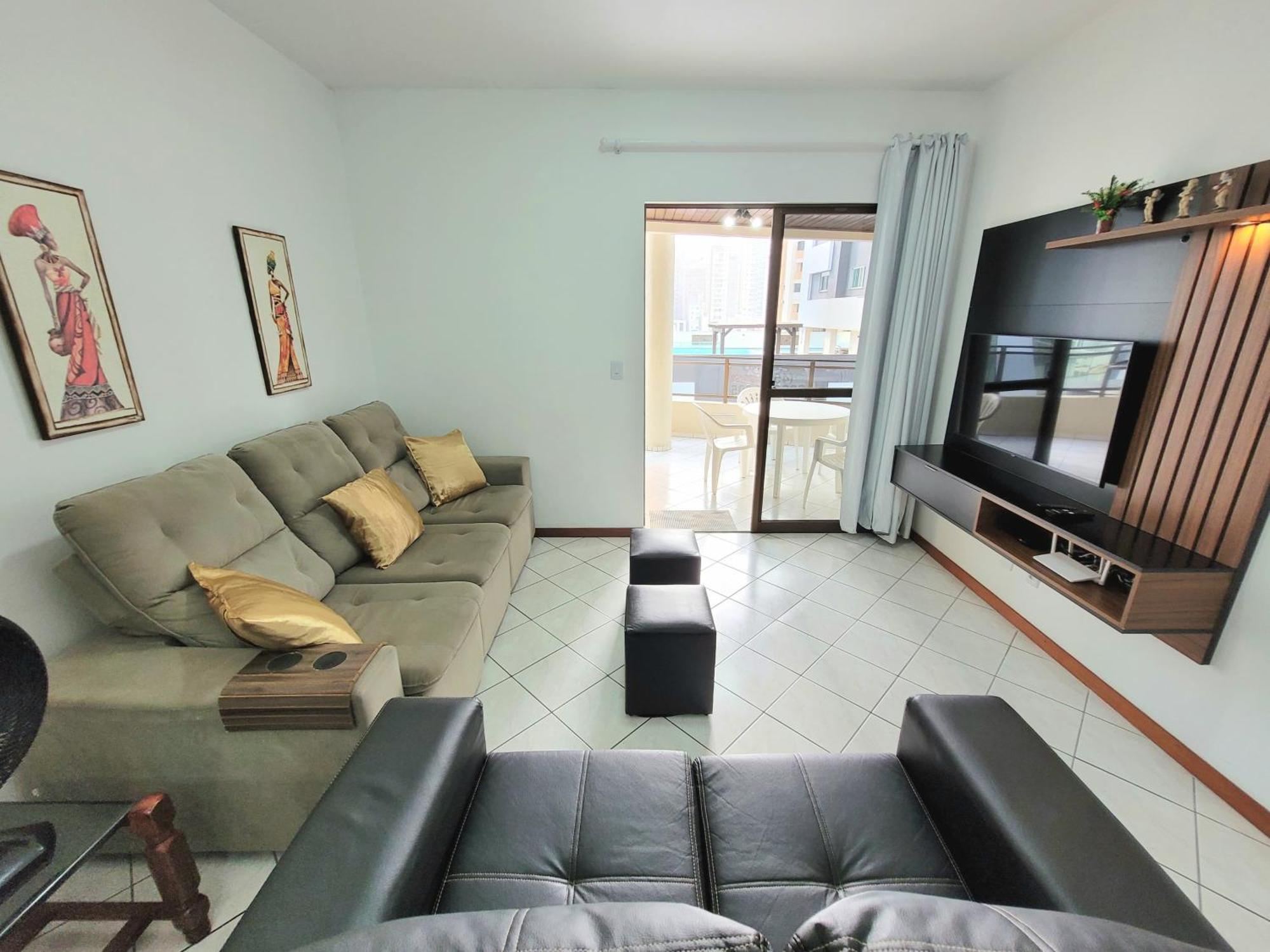 Apartamento 200 Metros Da Praia 03 Quartos Com Ar Condicionado - Meia Praia - ايتابيما المظهر الخارجي الصورة